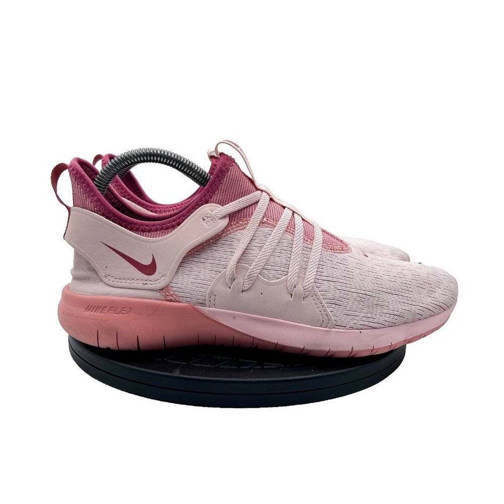 Nike Shoes Womens 9 pink Flex Contact 3 Running Slip On Sneakers Comfort Low Top